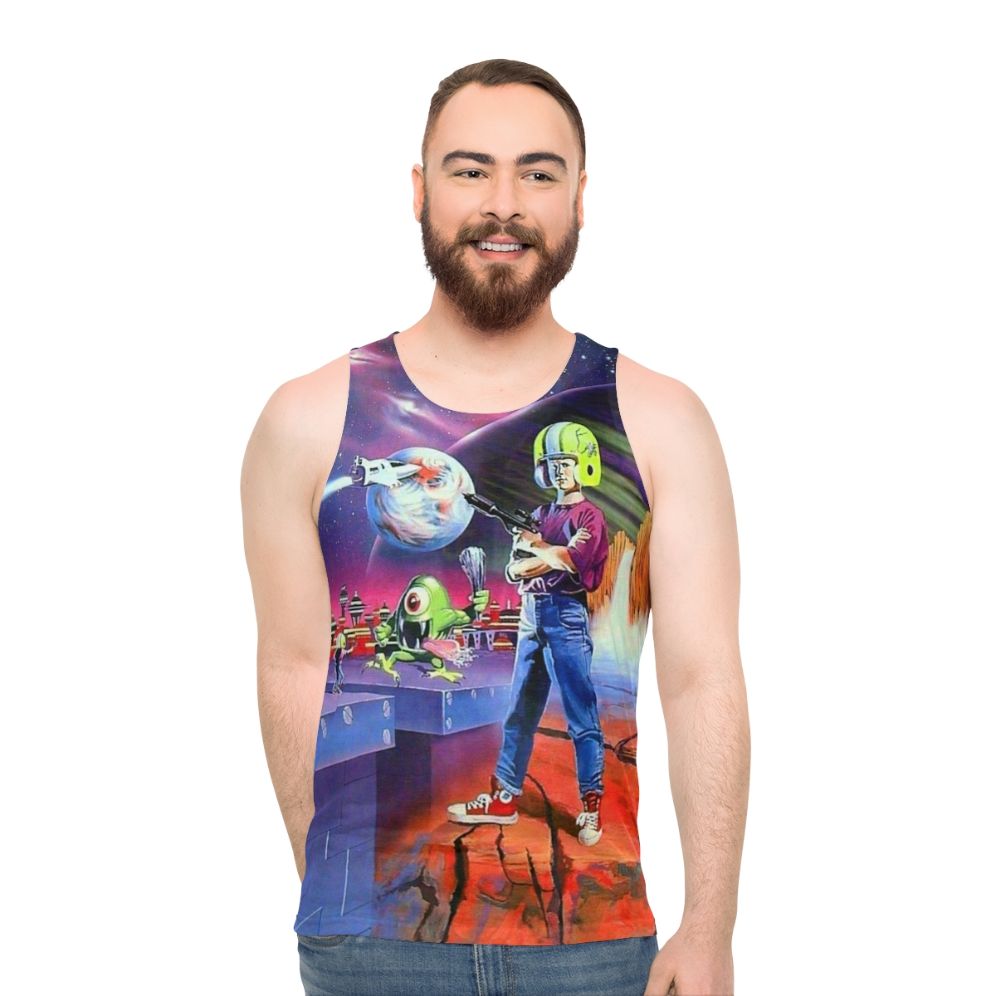 Commander Keen retro gaming unisex tank top