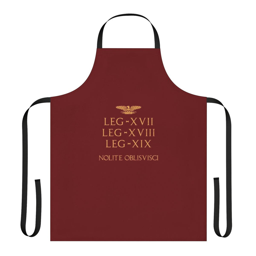 Apron featuring the Roman legions and the Battle of Teutoburg Forest