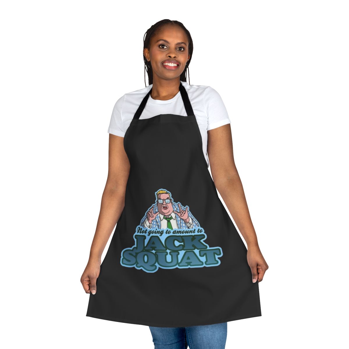 Commemorative Chris Farley inspired comedy apron