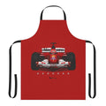 Stylish apron featuring the iconic F2004 racing car design