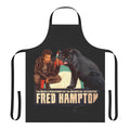 Commemorative Fred Hampton themed apron with design inspired by The Dollop podcast.