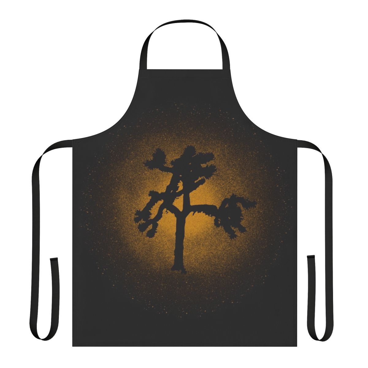 Commemorative apron featuring the Joshua Tree album artwork and 30th anniversary celebration for the band U2