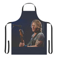 Stylish apron featuring a photograph of country music star Keith Urban performing live on stage