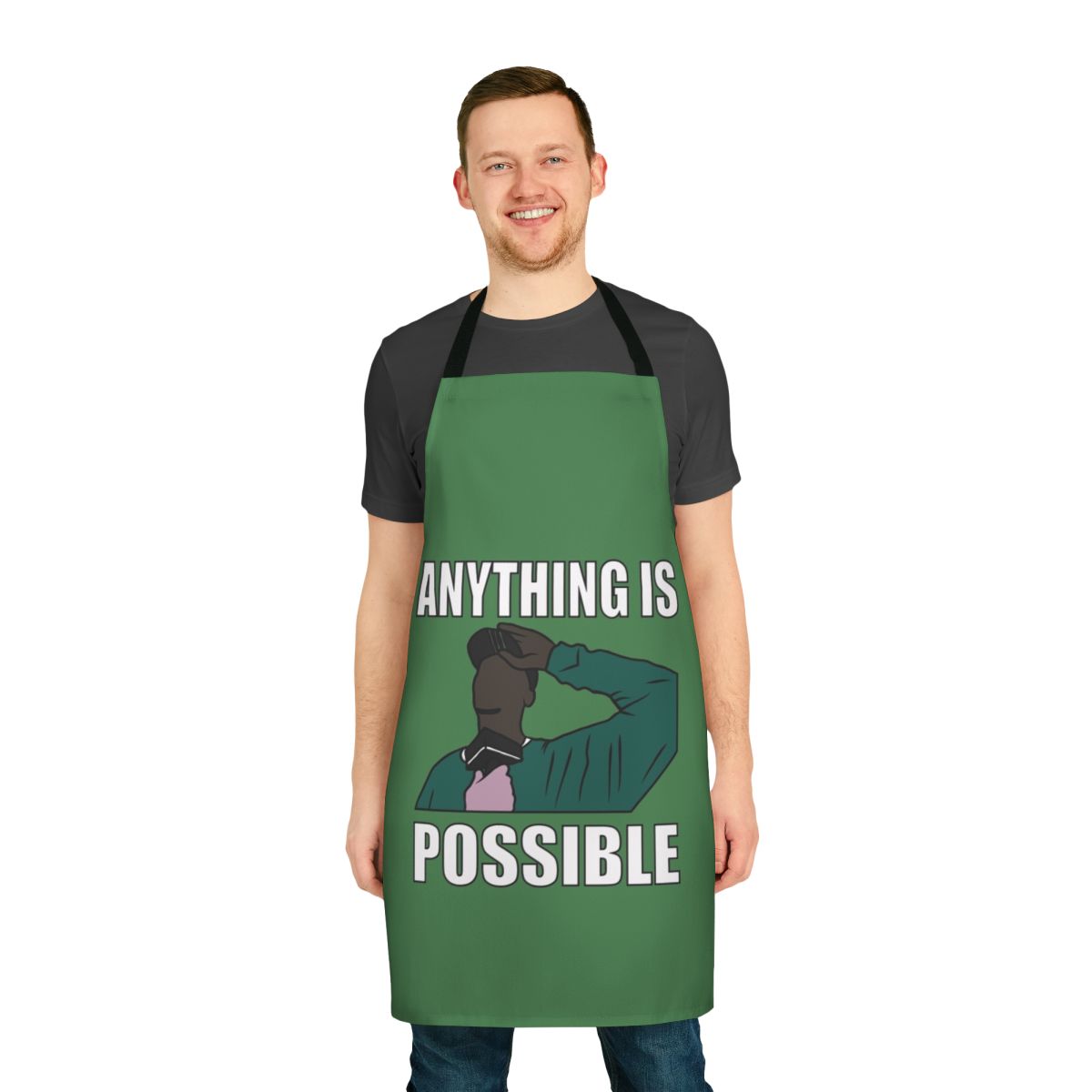 Stylish apron featuring iconic NBA player Kevin Garnett