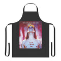 Nick Cave-inspired apron featuring iconic album artwork and band logos