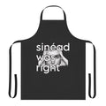 Vintage-style apron featuring Sinead O'Connor's iconic look and music