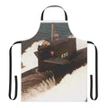 Apron featuring the insignia and details of the USS Henry L. Stimson SSBN 655 submarine.