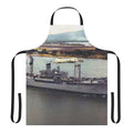 Uss Isle Royale Inspired Navy Apron