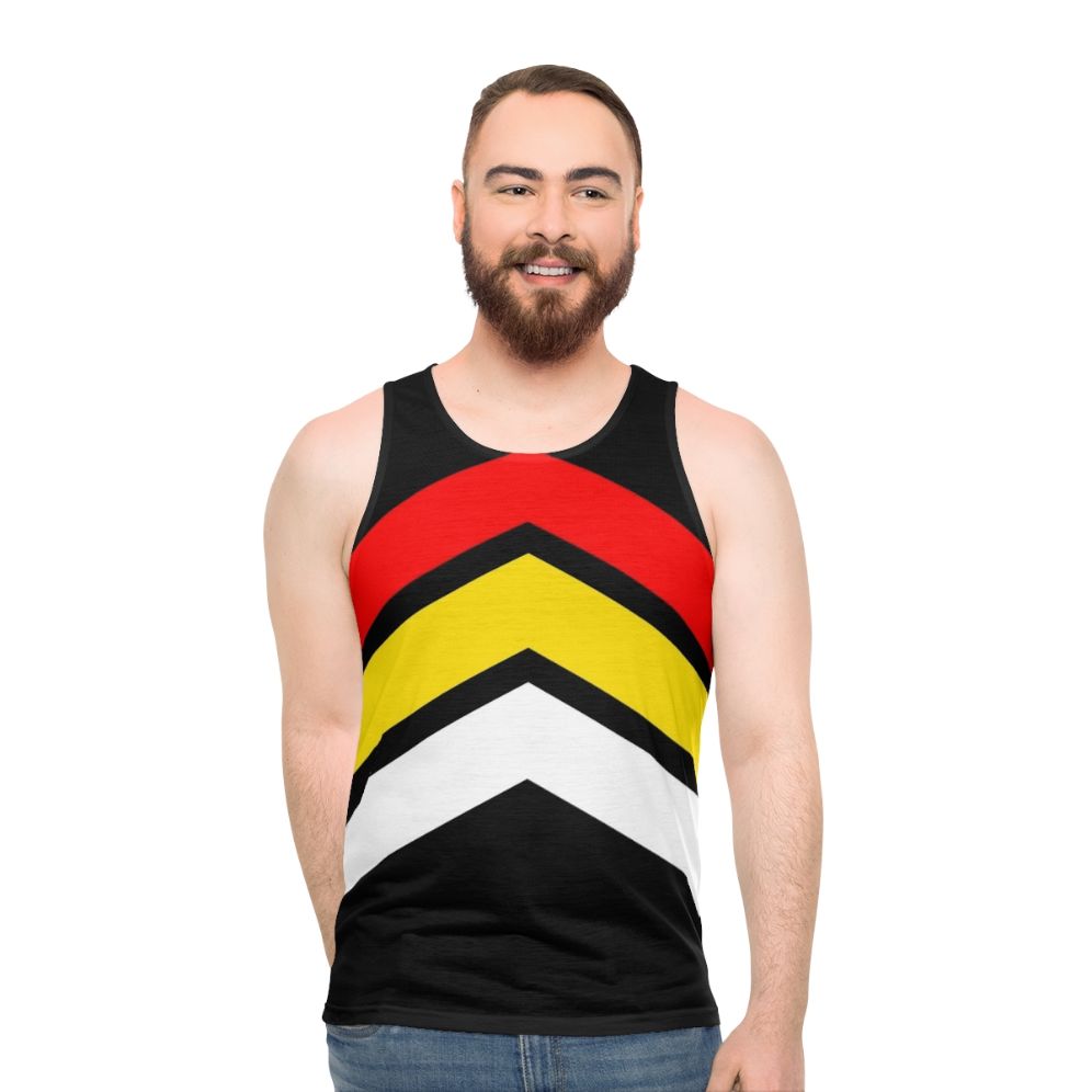 Commotion Stripes Unisex 90s Geometric Tank Top