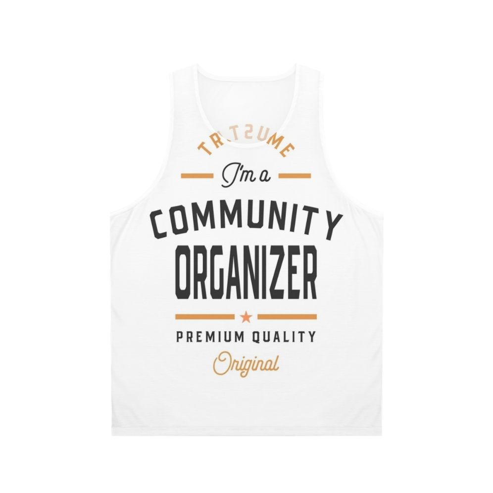Community Organizer Unisex Tank Top