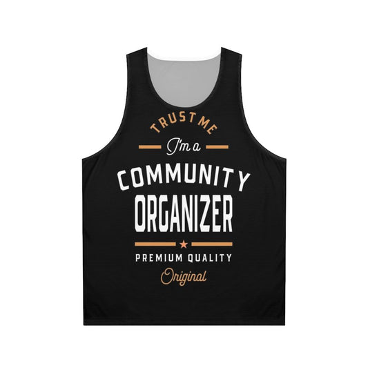 Community organizer unisex tank top