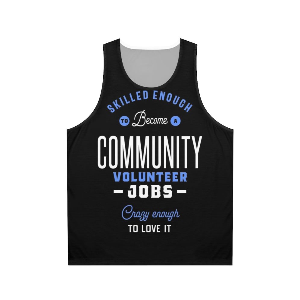 Community Volunteer Jobs Unisex Tank Top