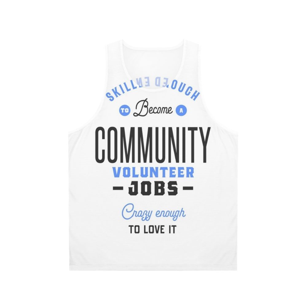 Community Volunteer Jobs Unisex Tank Top
