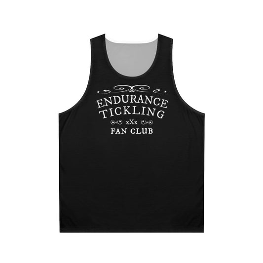 Competitive endurance tickling unisex tank top