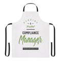 Compliance Manager wearing a high-quality apron