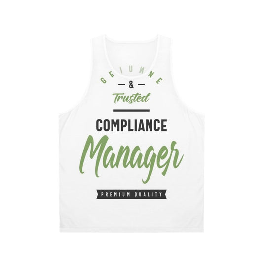 Compliance Manager Unisex Tank Top
