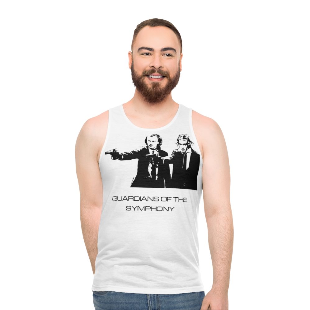Unisex tank top featuring composers of the symphony orchestra