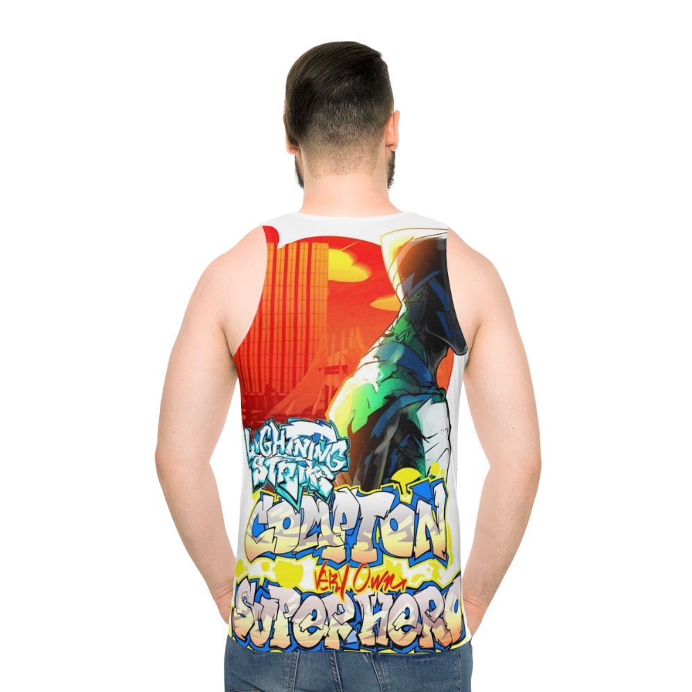 Compton Superhero Unisex Lightning Strike Tank Top