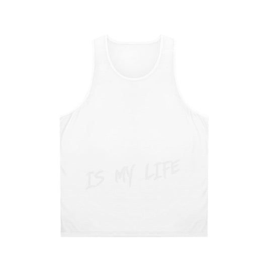 Unisex tank top with "Computer Is My Life" design