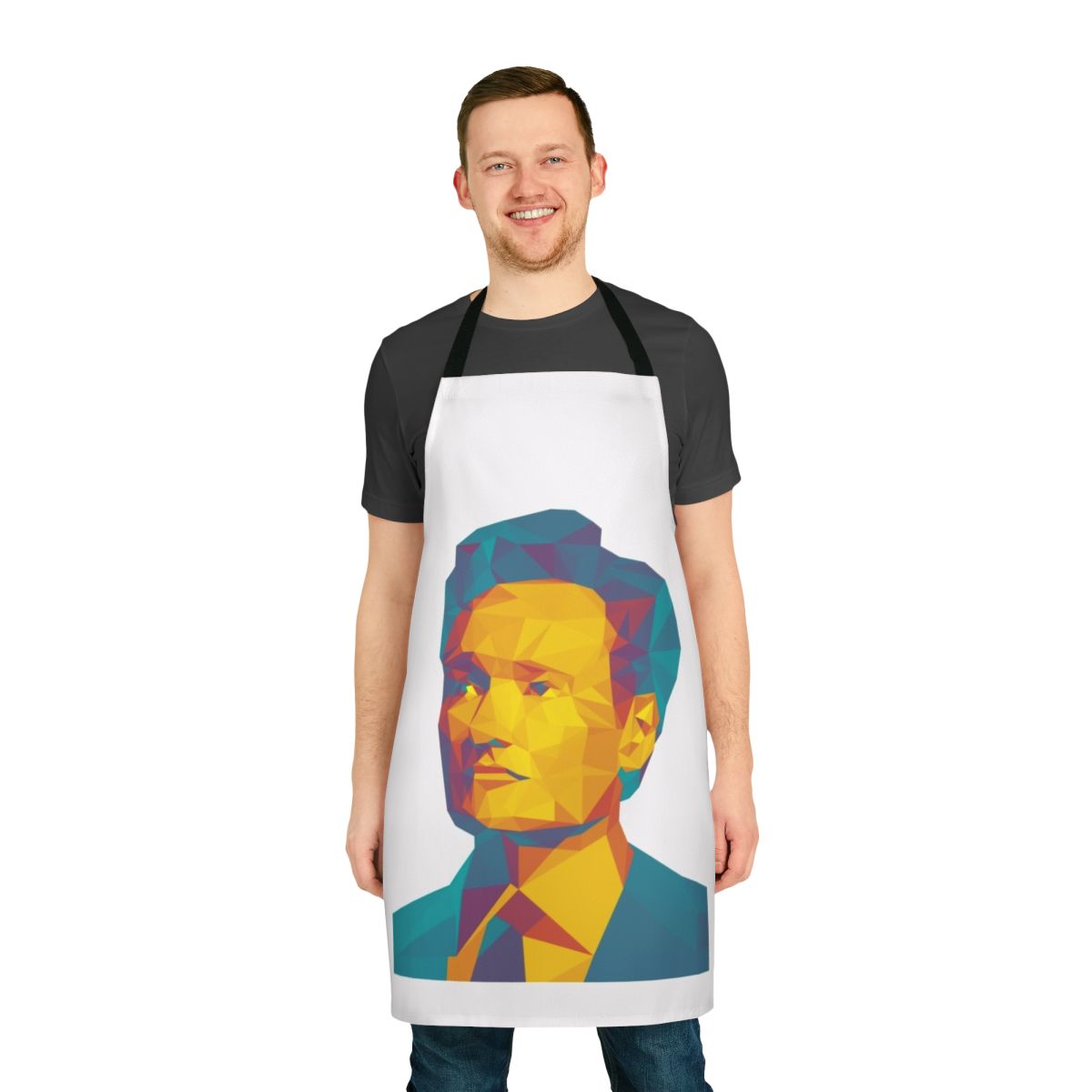 Conan-Inspired Apron with a Portrait of the Iconic TV Host Conan O'Brien