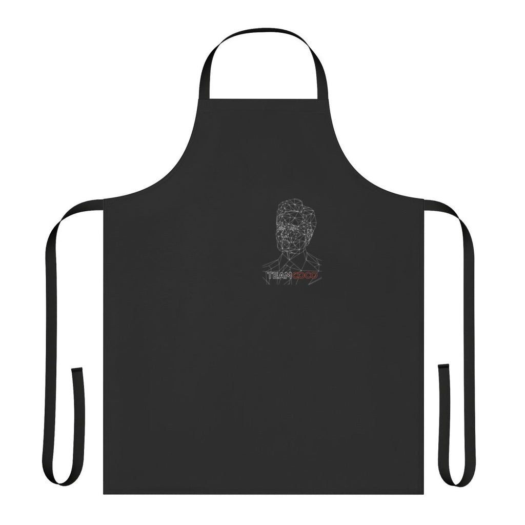 Conan-inspired line art design printed on a high-quality apron