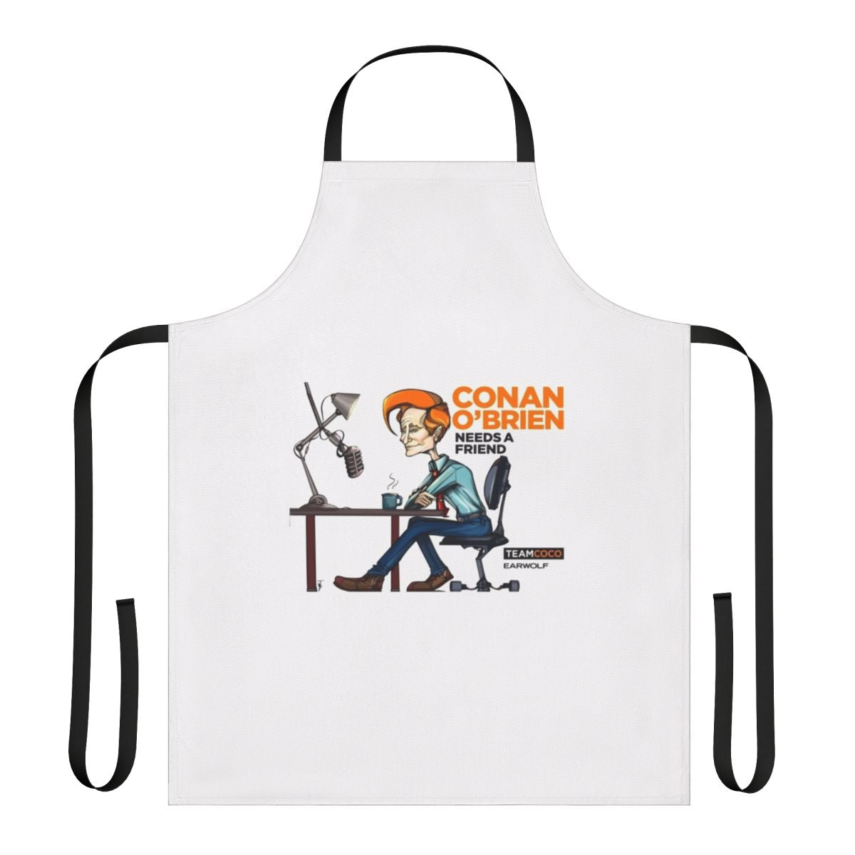 Conan Inspired Podcast Apron - Team Coco Themed Cooking Accessory
