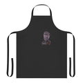 3D anaglyph effect portrait of Conan O'Brien on an apron