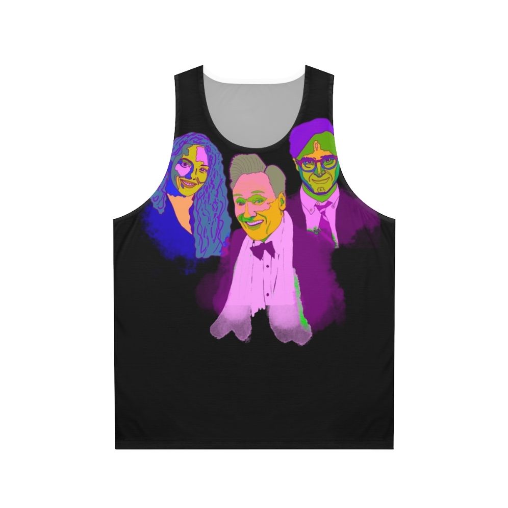 Conan O'Brien inspired abstract portrait tank top