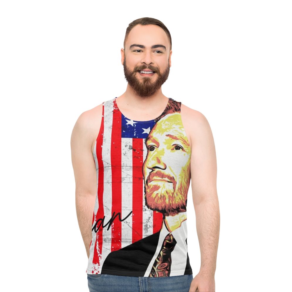 Conan O'Brien American Flag Unisex Tank Top