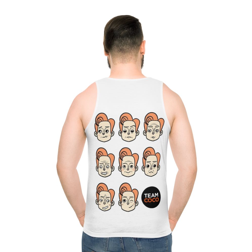 Conan Obrien Faces Unisex Tank Top