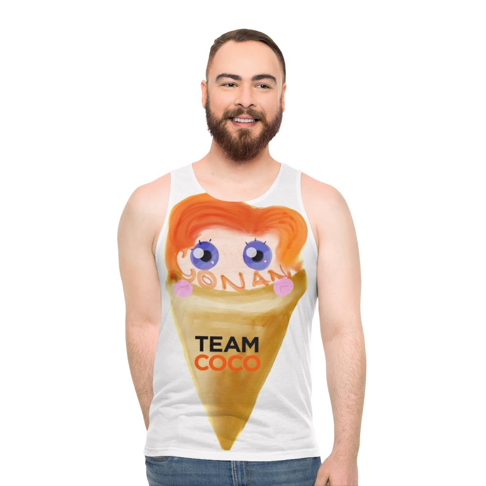 Conan Obrien Ice Cream Unisex Tank Top