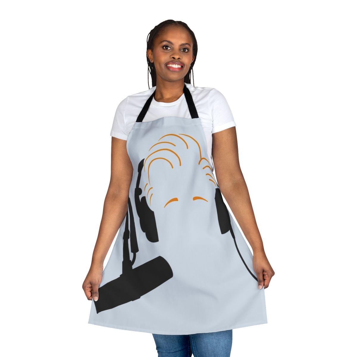 Conan O'Brien-themed 2-pocket apron with Team Coco branding