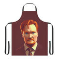 Conan O'Brien inspired cooking apron with team coco logo