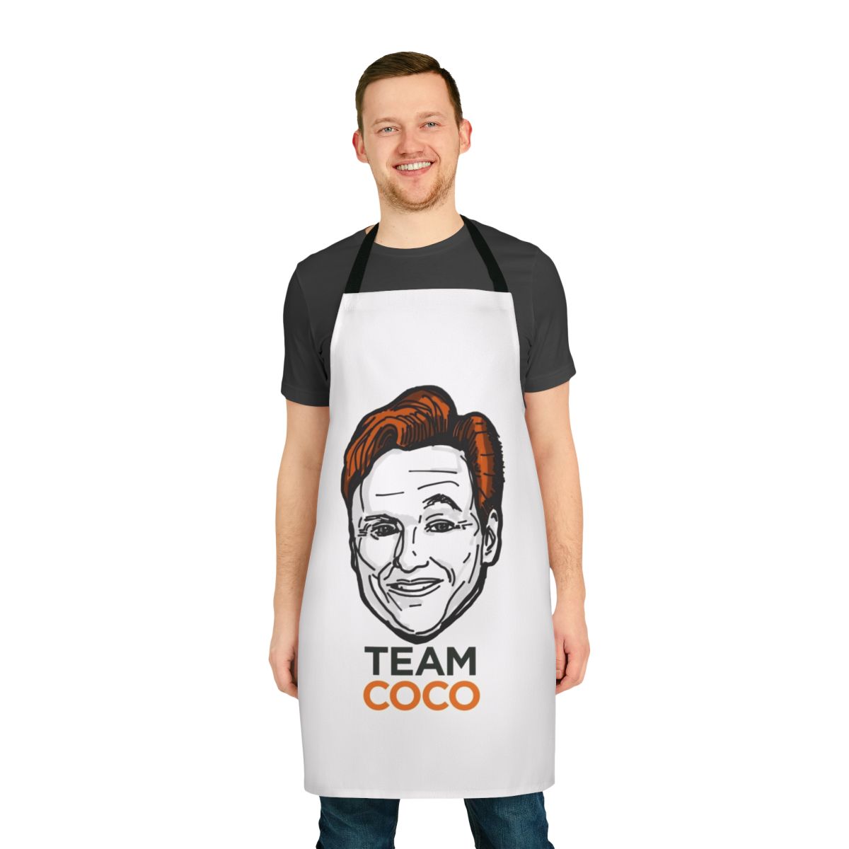 Conan O'Brien Inspired Smiles & Eyebrows Apron