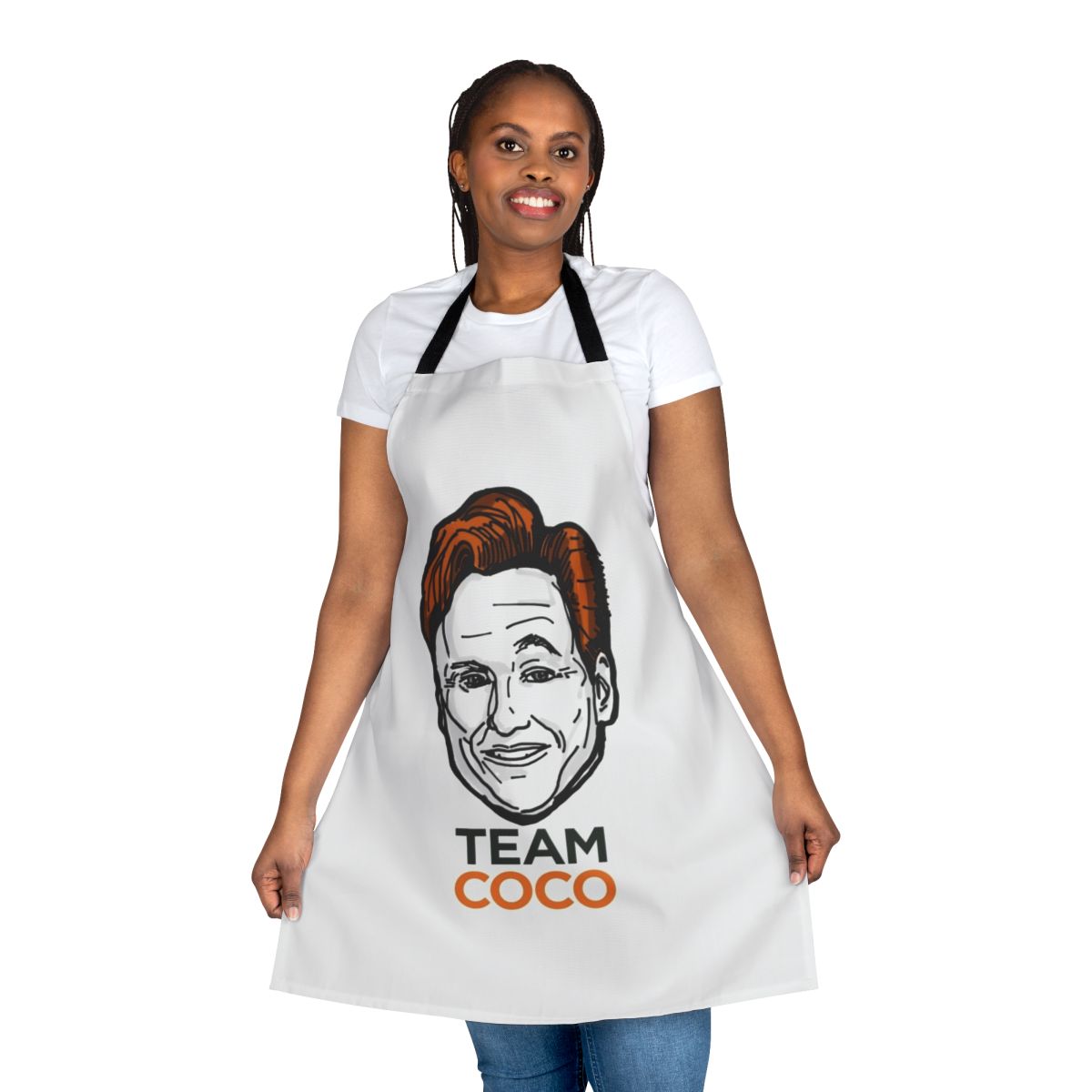 Conan O'Brien Inspired Smiles & Eyebrows Apron