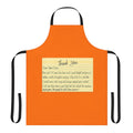 A black and red cooking apron featuring the "Team Coco" logo and a "Thank You" message, inspired by the popular late night talk show host Conan O'Brien.