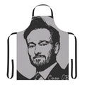 Transparent apron with Conan O'Brien and Team Coco design