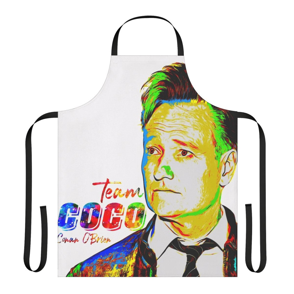 Conan O'Brien Inspired Watercolor Kitchen Apron