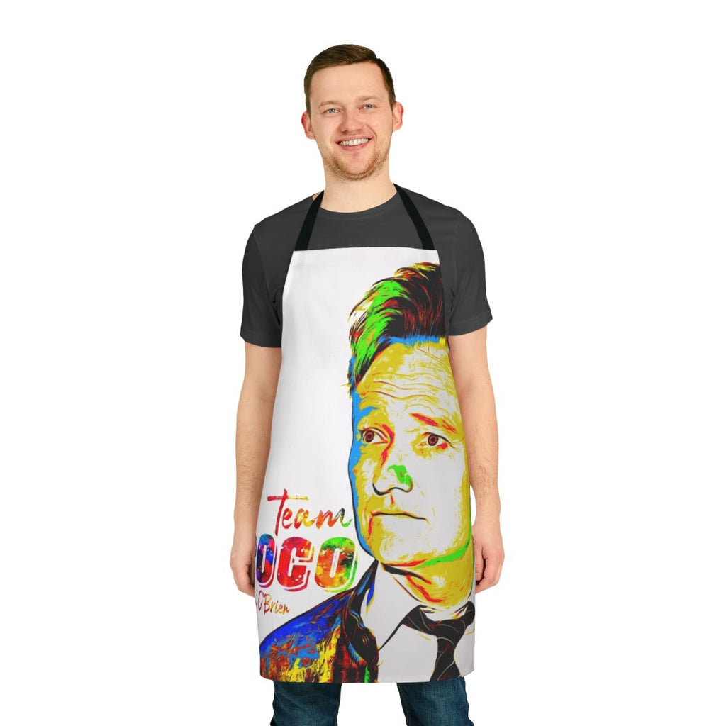 Conan O'Brien Inspired Watercolor Kitchen Apron