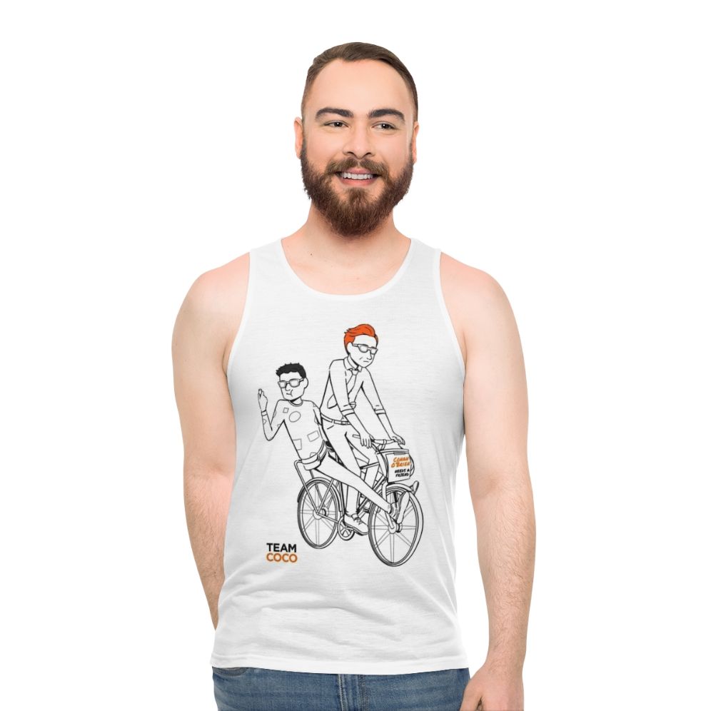 Conan O'Brien Needs a Friend Unisex Tank Top