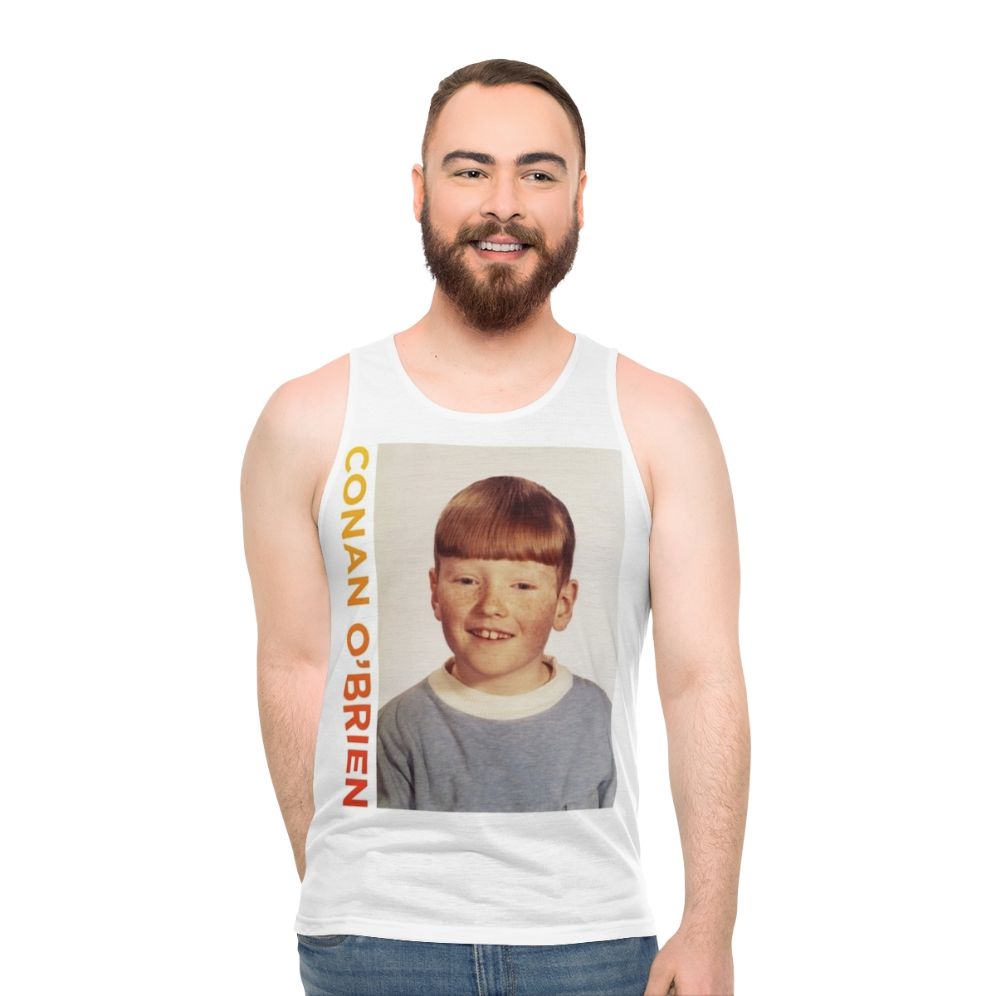Conan O'Brien Portrait Unisex Tank Top