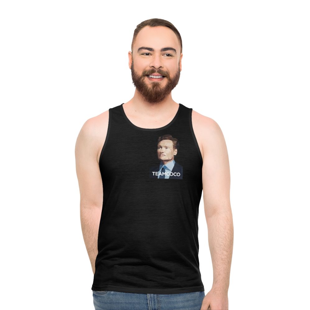 Conan O'Brien unisex tank top