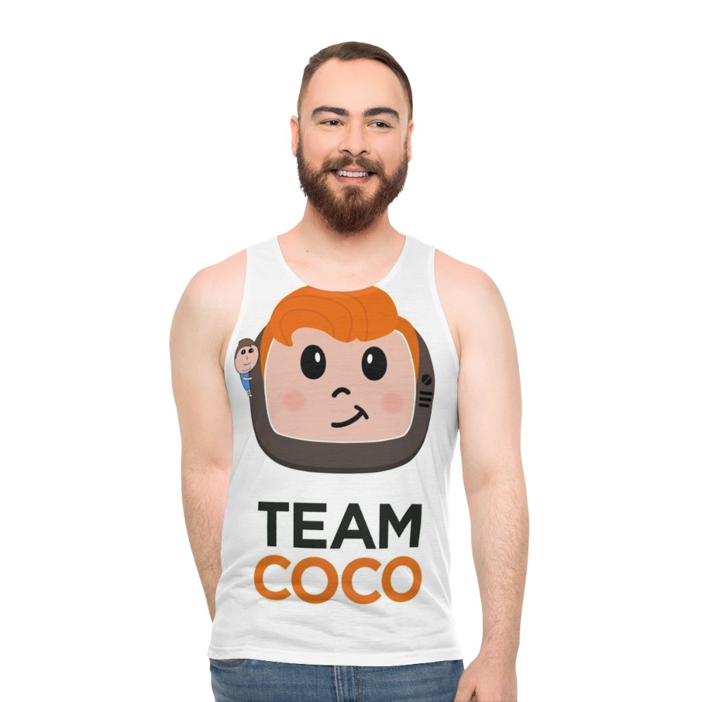 Conan O'Brien Team Coco Fan Art Unisex Tank Top