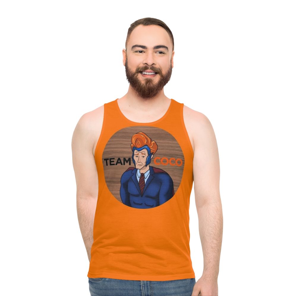 Conan O'Brien Inspired Unisex Team Coco Tank Top