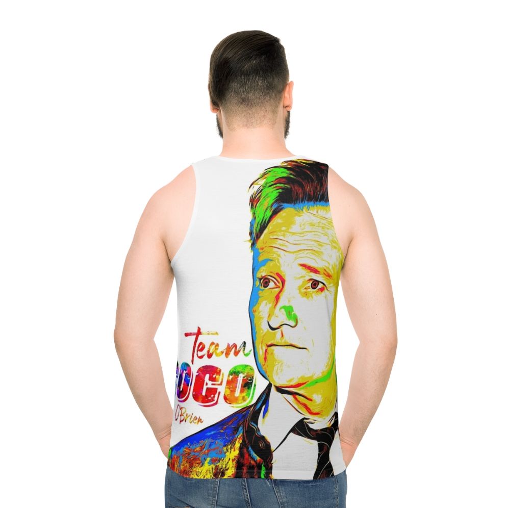 Conan O'Brien Team Coco unisex watercolor tank top