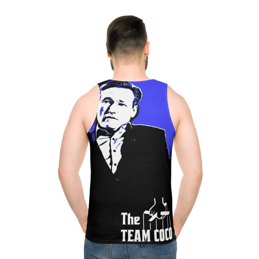 Conan O'Brien "The Godfather" style unisex tank top