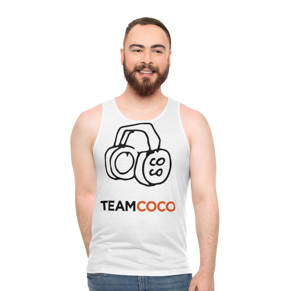 Conan O'Brien inspired unisex tank top