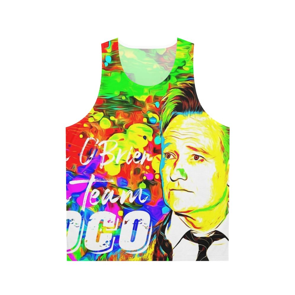 Conan O'Brien Watercolor Portrait Unisex Tank Top