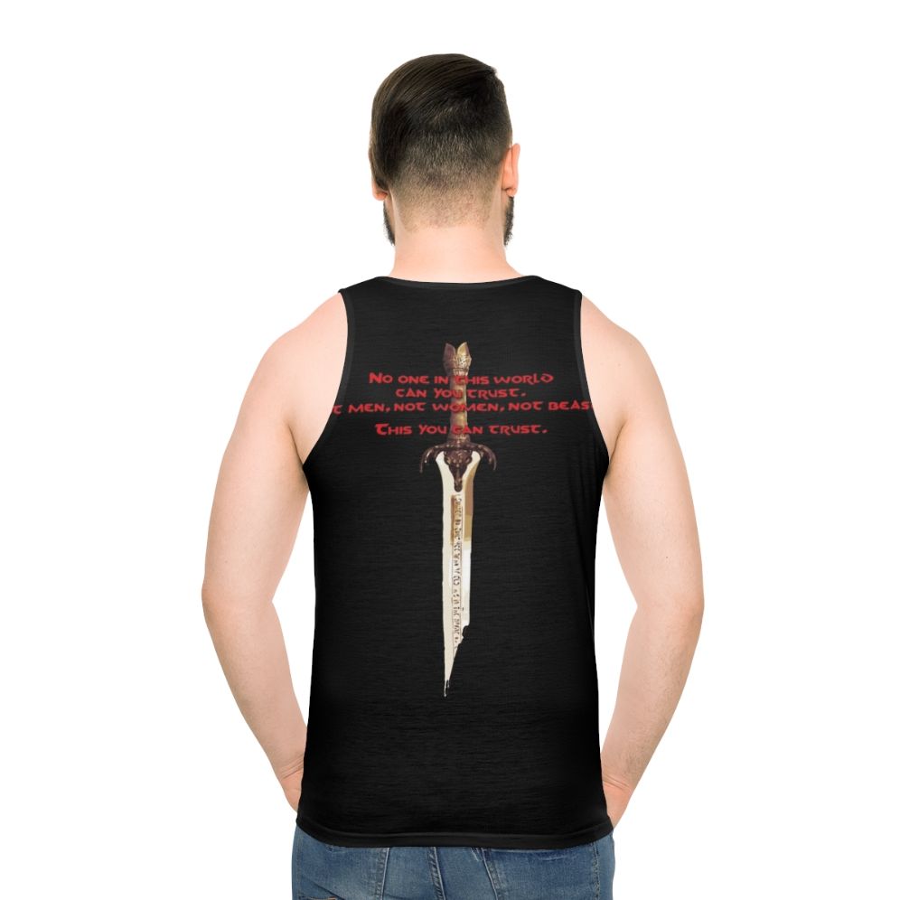 Conan the Barbarian and Crom unisex fantasy tank top