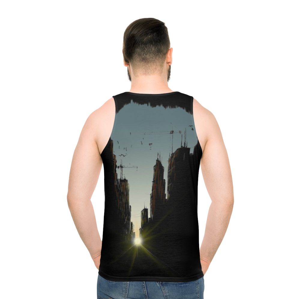 Concrete Jungle Unisex Streetwear Tank Top with urban nature-inspired design